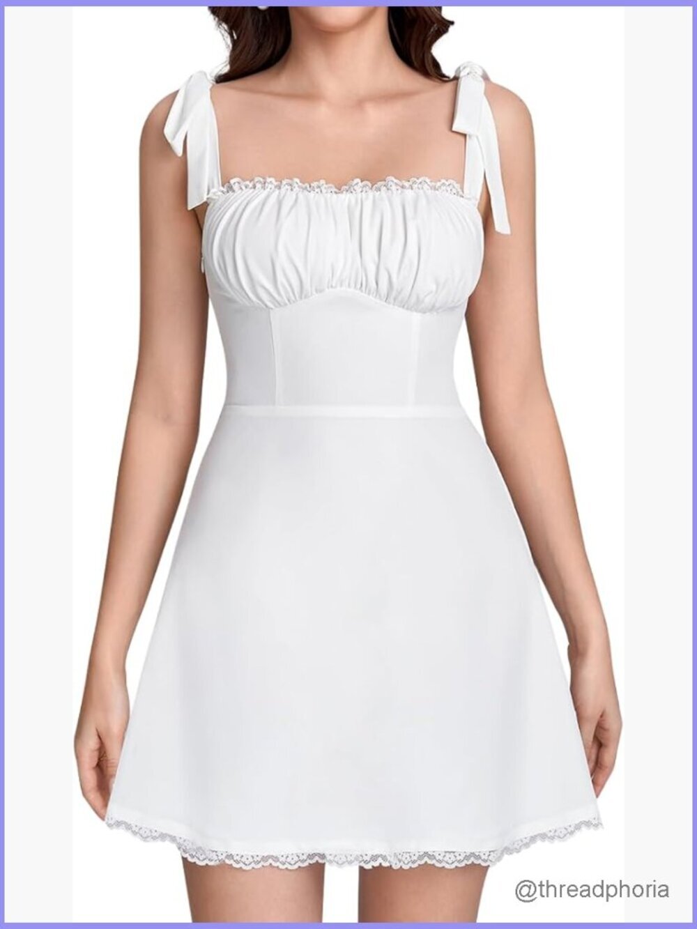 Floral Corset Mini Dress Tie Shoulder A Line Graduation Short Dress